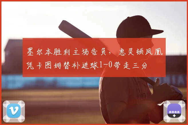 墨尔本胜利主场告负,惠灵顿凤凰凭卡图姆替补进球1-0带走三分